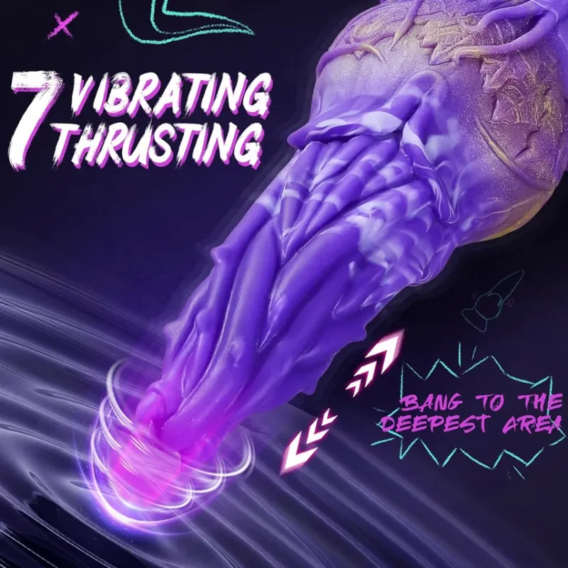 Consolador Vibrador Monstruo "Kraken"