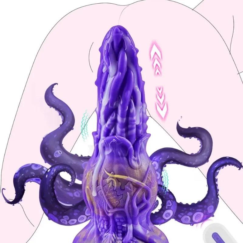 Consolador Vibrador Monstruo "Kraken"