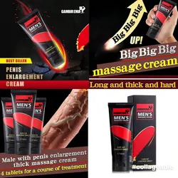 Crema de Masaje Lubricante para Agrandar el Pene