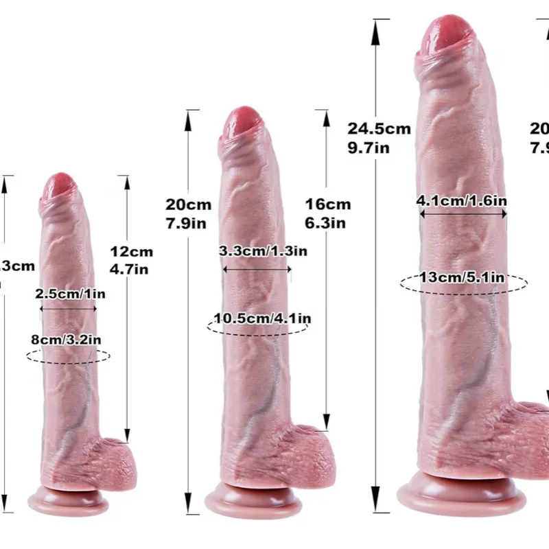 Dildo Realista Venoso Talla M