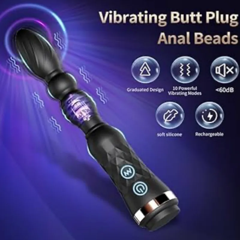 Enchufe Vibrador Anal