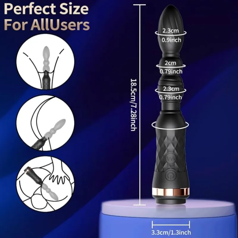 Enchufe Vibrador Anal