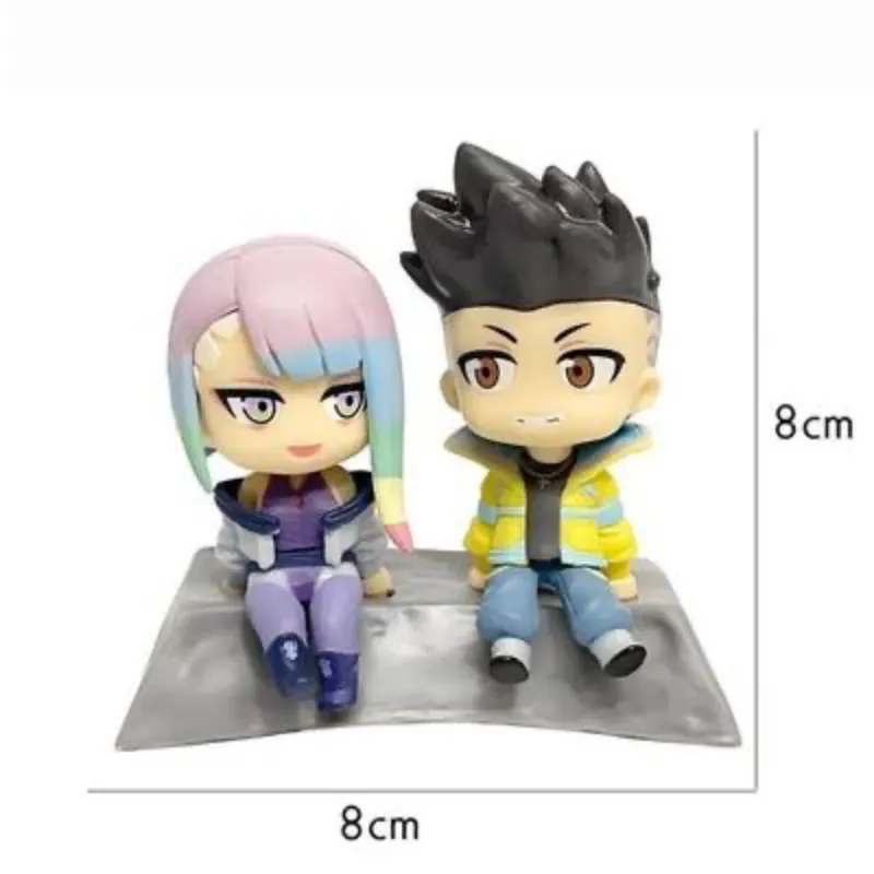 Figura de Lucy y David “Cyberpunk”