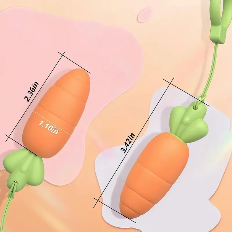 Huevo Vibrador de Zanahoria