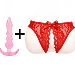 Juego de Hilo con Tapón Anal