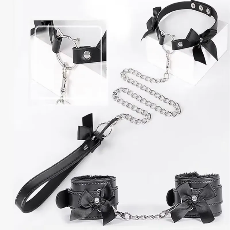 Kit BDSM Negro con Lazos