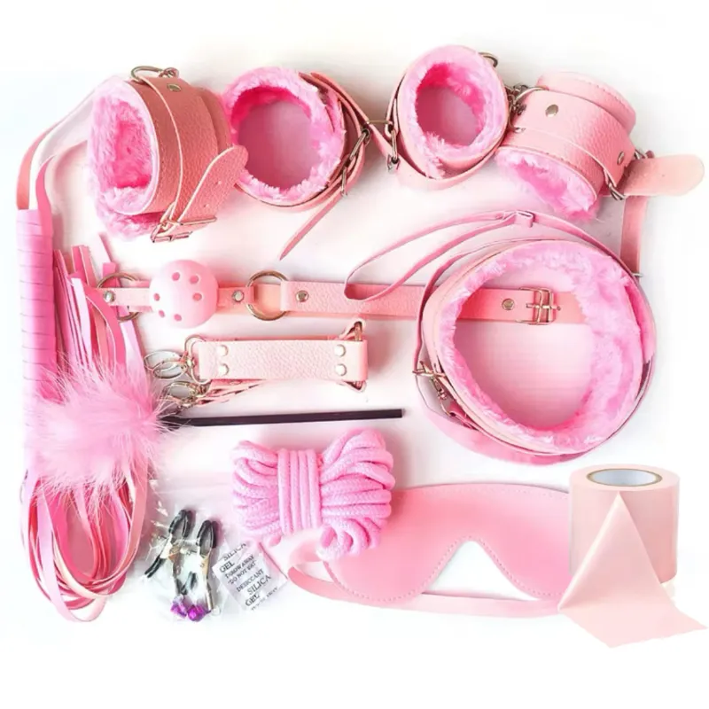 Kit BDSM Rosa 10 Piezas