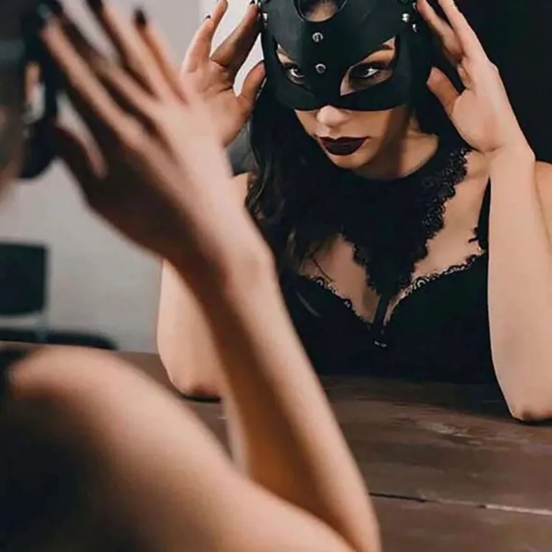Máscara de Gato BDSM