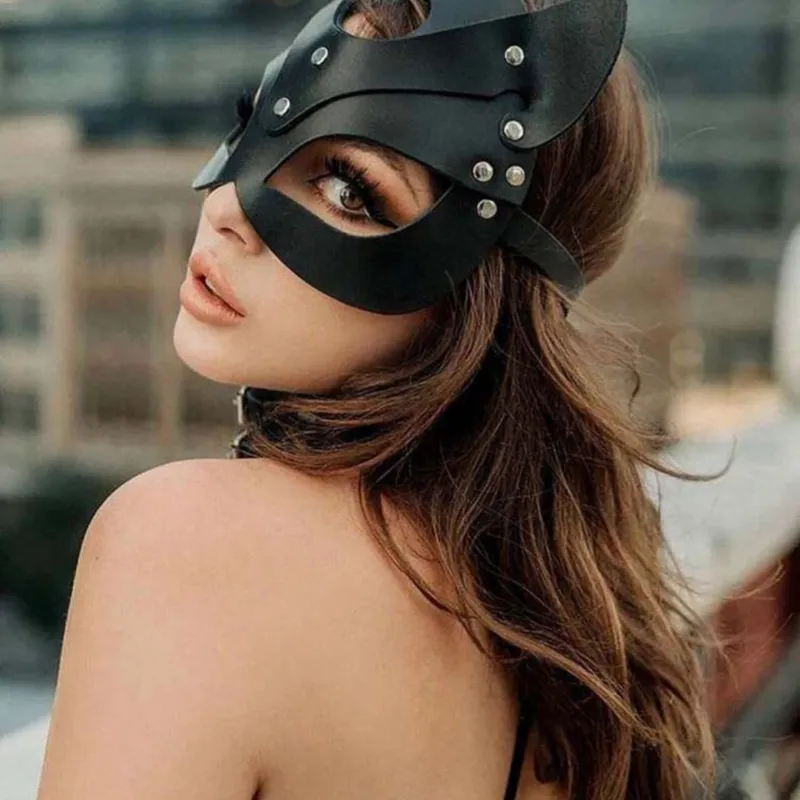 Máscara de Gato BDSM