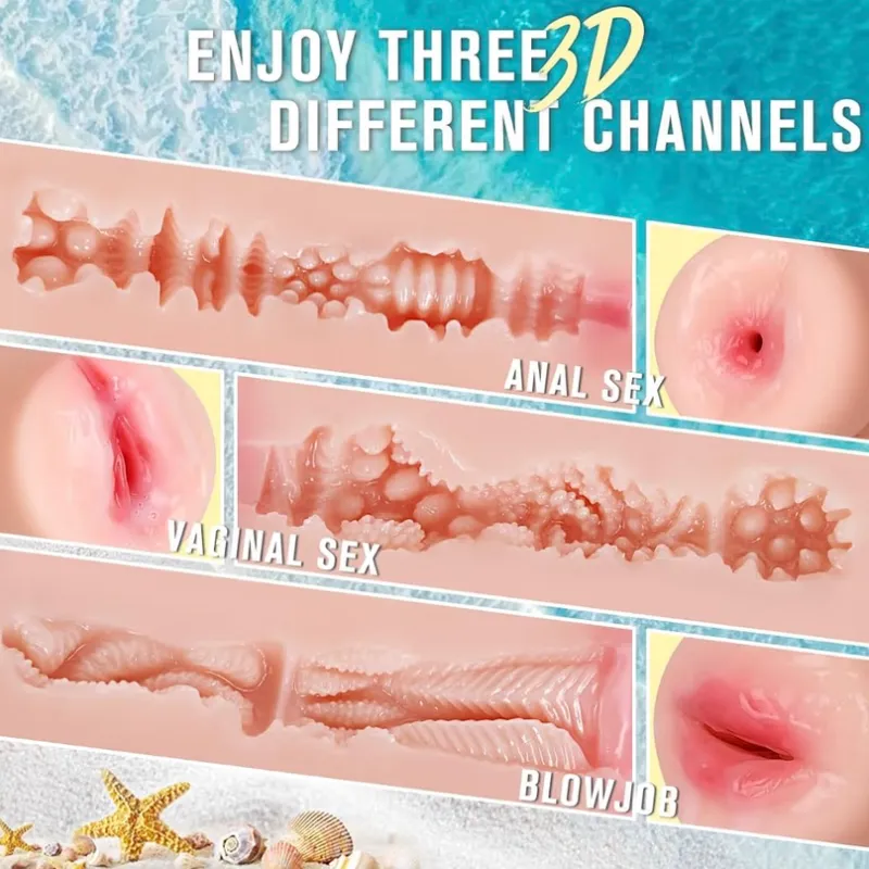 Masturbadores Masculinos (Vagina, Ano y Boca)