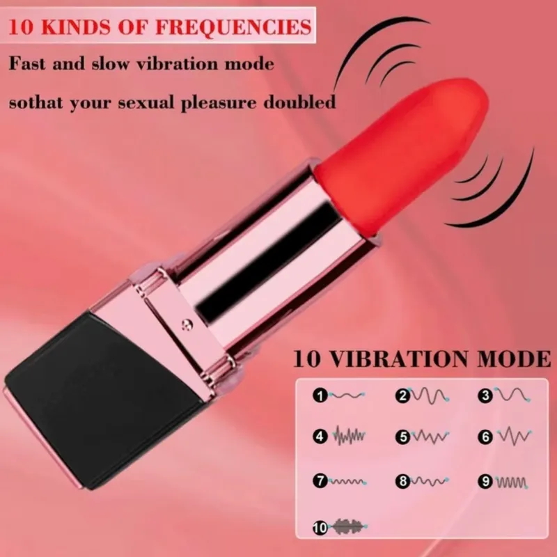 Pinta Labios Vibrador Carga USB