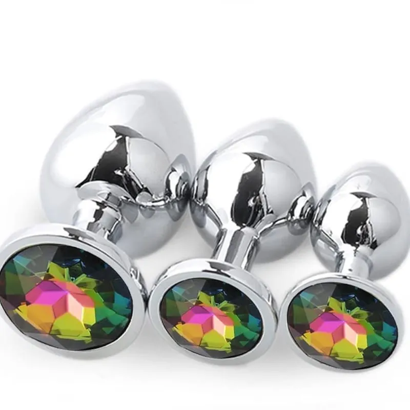 Plug Anal Metálico Redondo (Talla L)