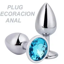 Plug Anal Metálico Redondo (Talla S)