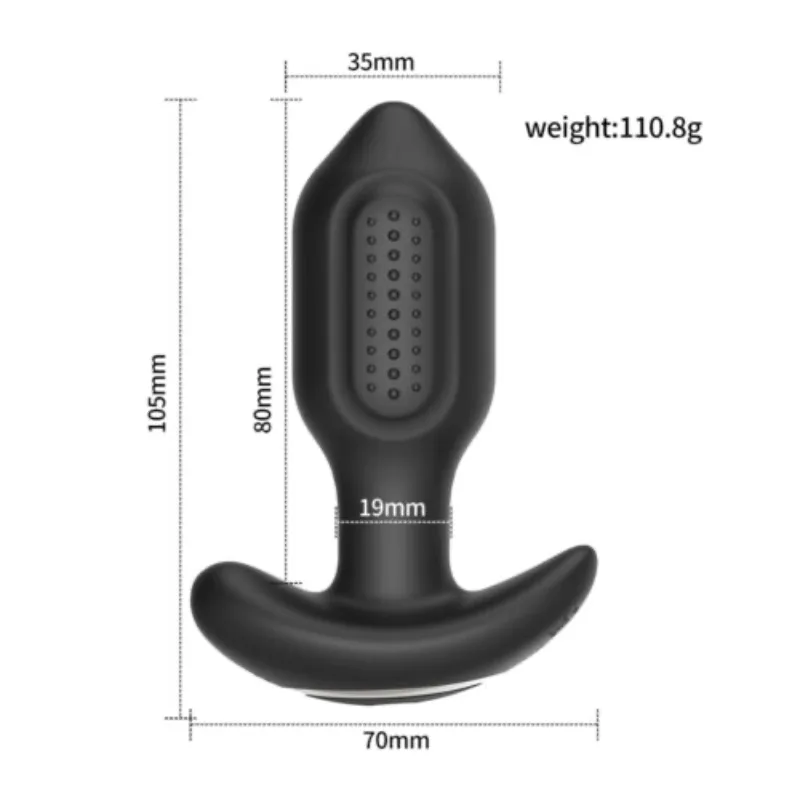 Plug Anal Vibrador Sneerbaby