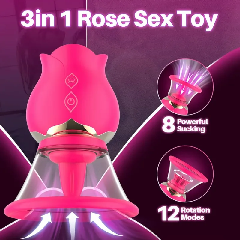 Rosa Vibradora Succión