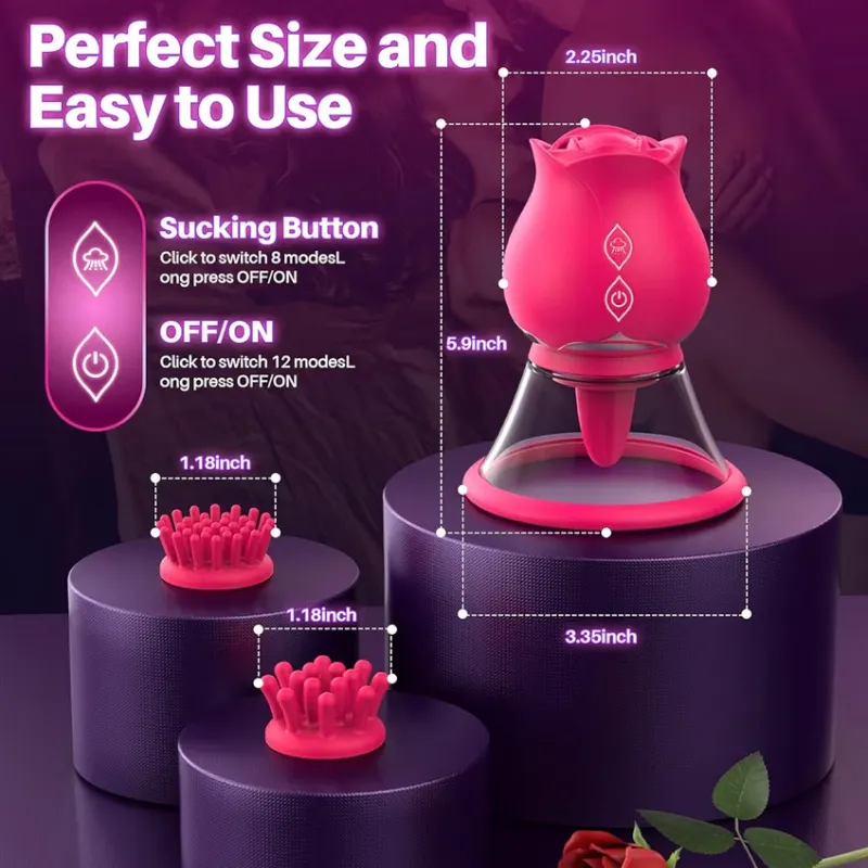 Rosa Vibradora Succión