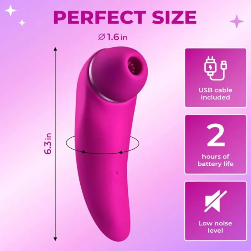Succionador Vibrador Rose