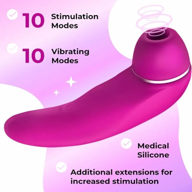 Succionador Vibrador Rose