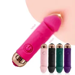 Vibrador Bala con Forma de Pene