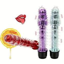 Vibrador con Texturas en forma de Estrías 