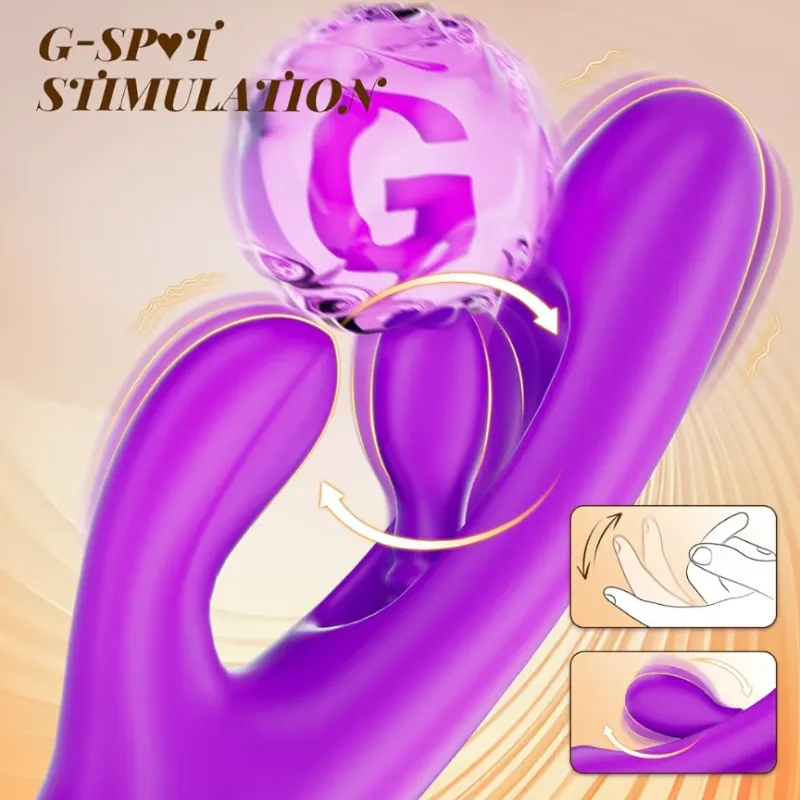 Vibrador Conejo con Dedo