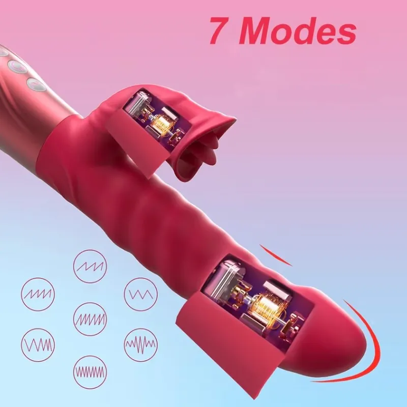 Vibrador de Calefacción con Lengua