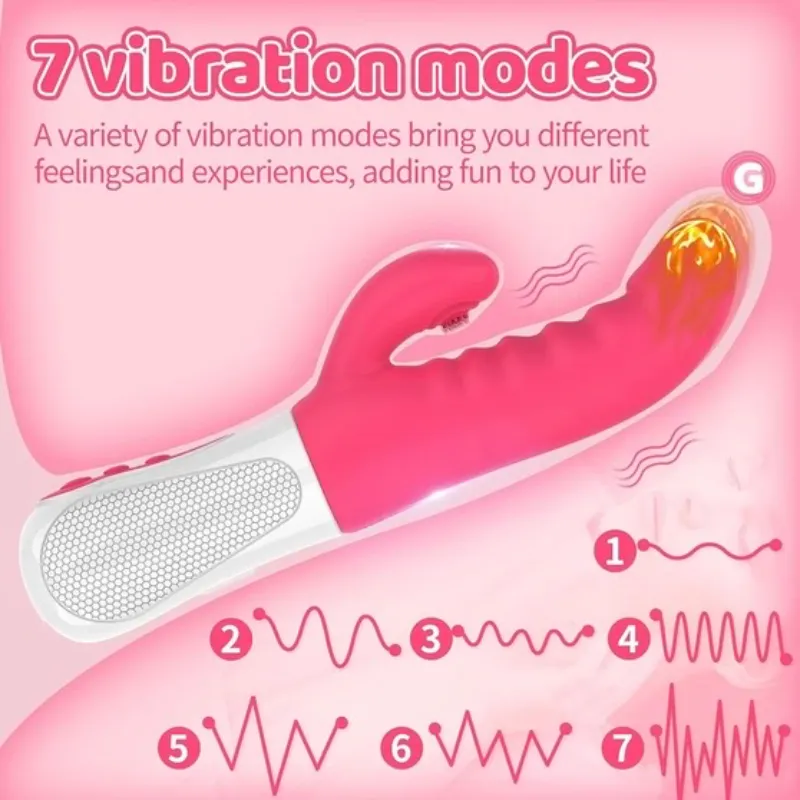 Vibrador de Conejo 2 en 1