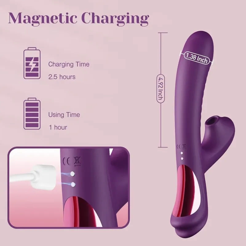 Vibrador de Conejo Chupador