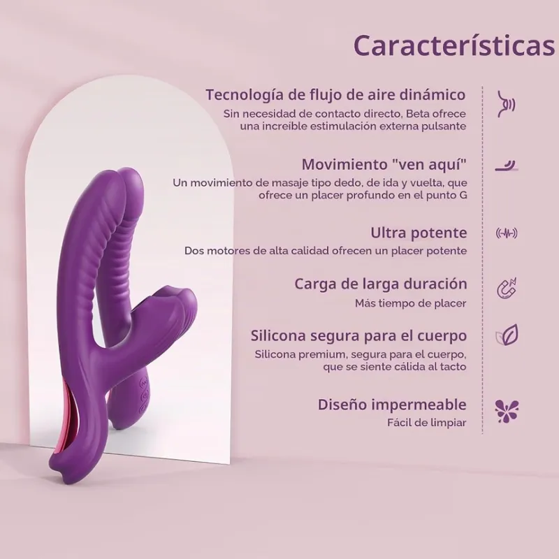 Vibrador de Conejo Chupador