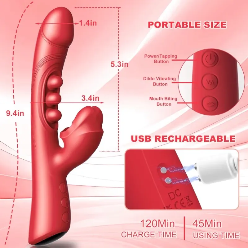 Vibrador de Conejo de Control por App