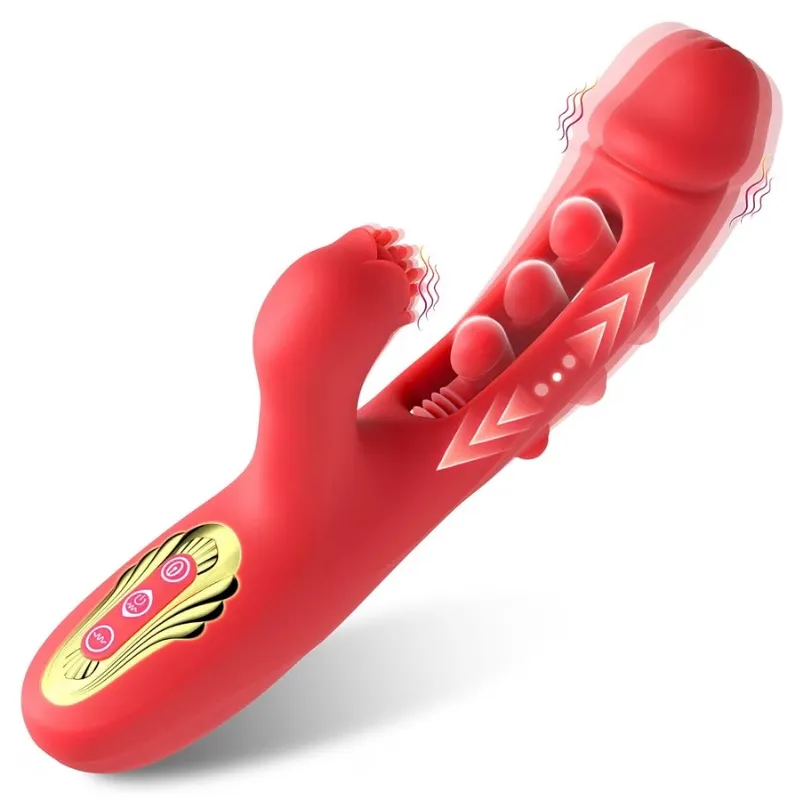 Vibrador de Conejo de Empuje Interno