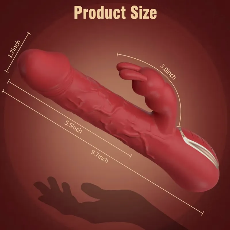 Vibrador de Conejo que se Retuerce