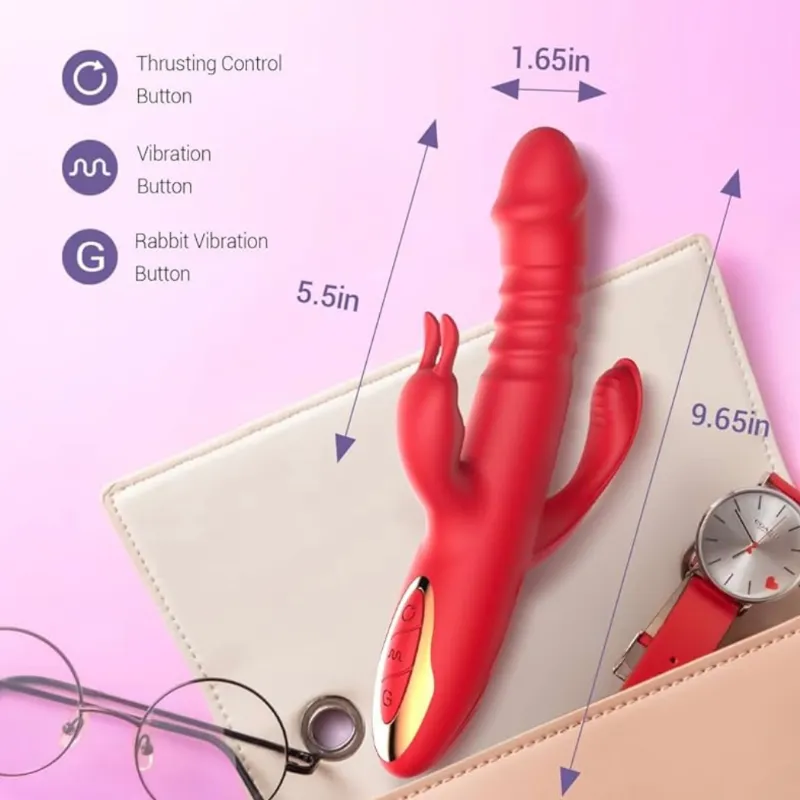 Vibrador de Empuje 3 en 1