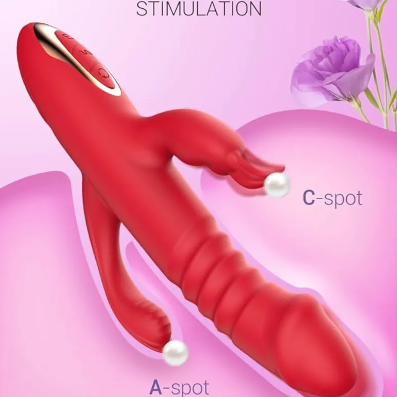 Vibrador de Empuje 3 en 1