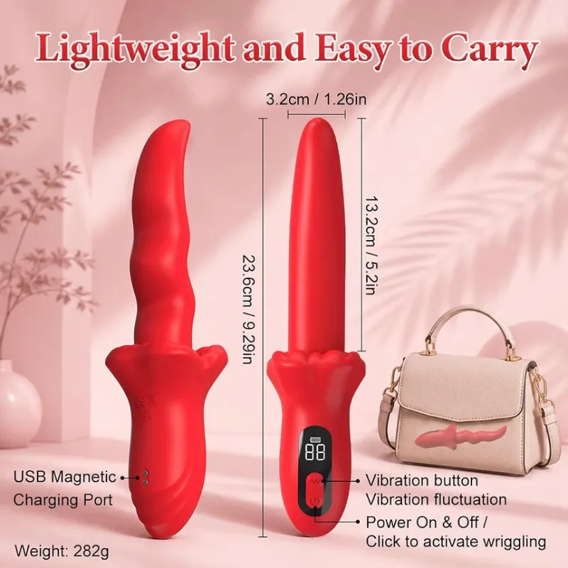 Vibrador de Lengua Meneante