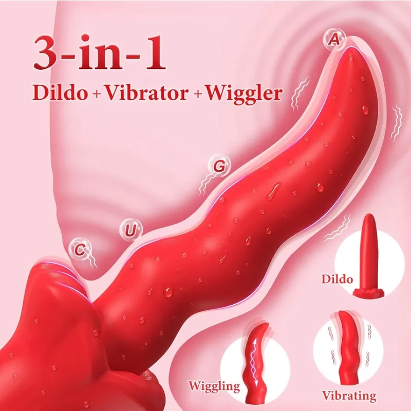 Vibrador de Lengua Meneante