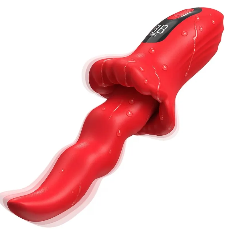 Vibrador de Lengua Meneante