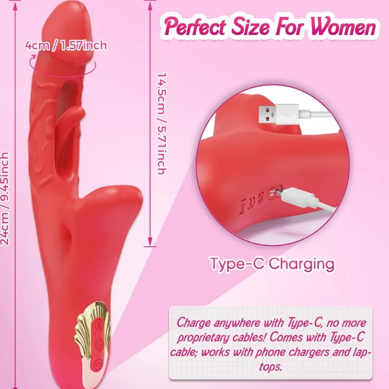 Vibrador de Lengua y Aleteo