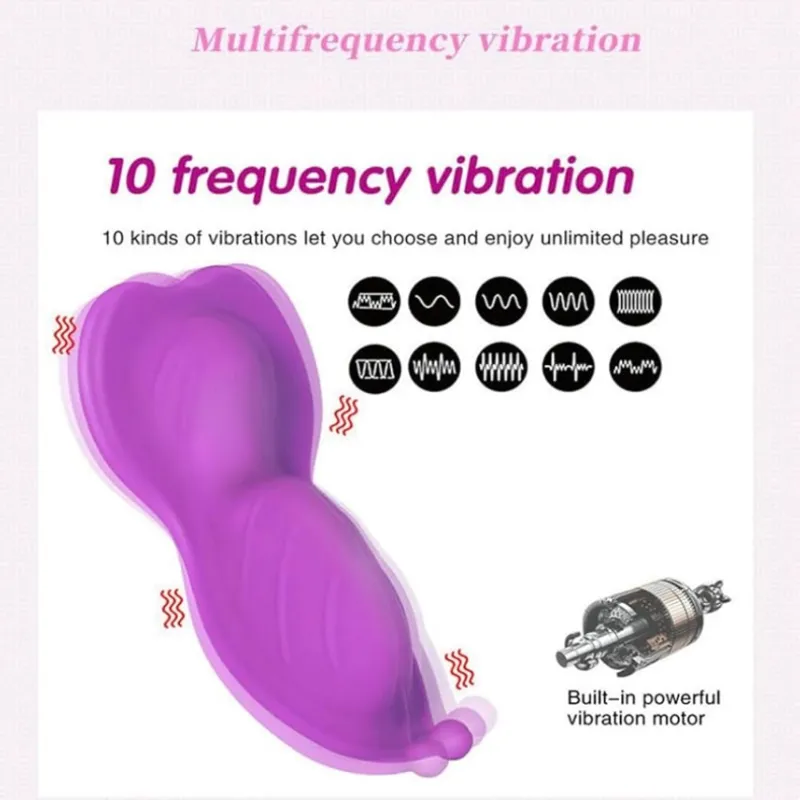 Vibrador de Mariposa Portátil