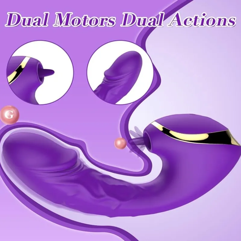 Vibrador de Pto G 2 en 1