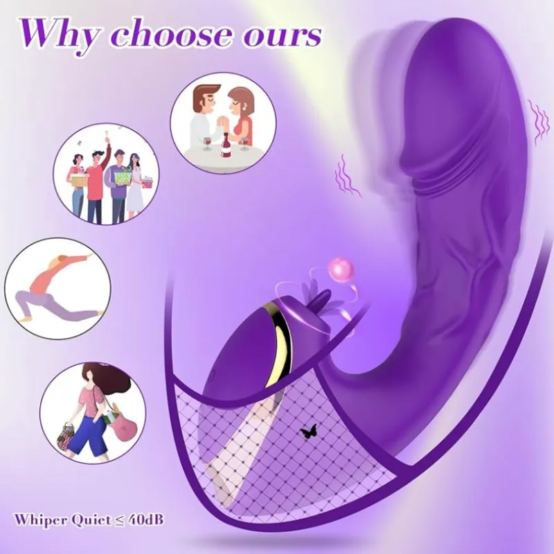 Vibrador de Pto G 2 en 1
