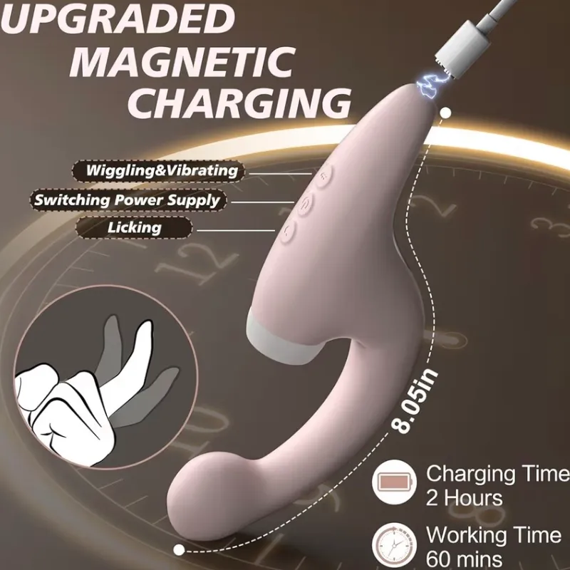 Vibrador de Pto G Triple Tech