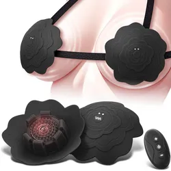 Vibrador de Senos Rosa Negra