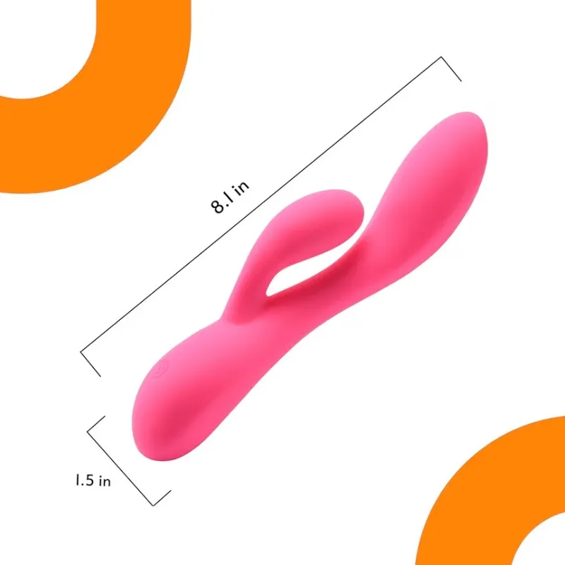Vibrador Flexible de Conejo