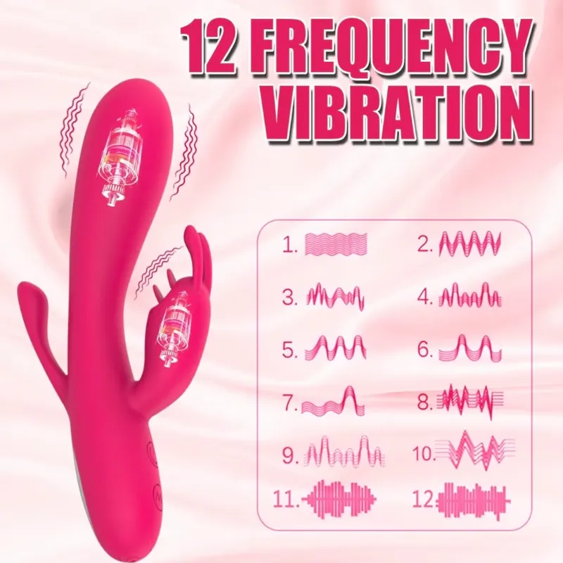 Vibrador Rose 3 en 1