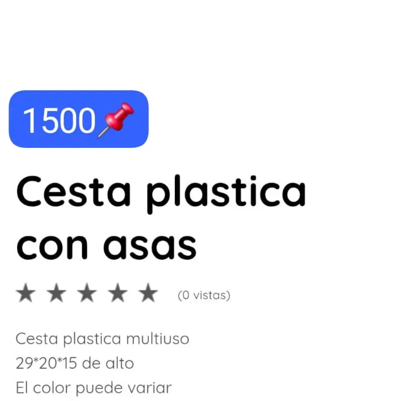 Cesta organizadora