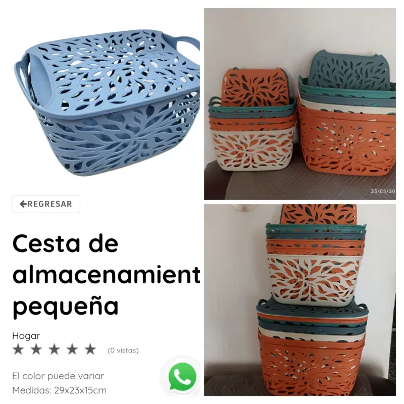 cesta organizadora , 29x23 cm