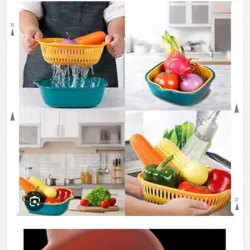 Escurridor de espaguetis y vegetales 