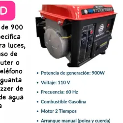 PLANTA ELECTRICA 350 USD