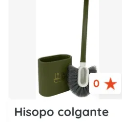 Hisopo, se puede pegar a la pared,trae su pegatina.